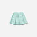 Mint Heart Knit Skirt