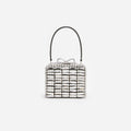 Silver Crystal Micro Bag