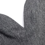 Grey Bandeau Herringbone Mini Dress