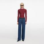 Blue Straight Leg Jeans