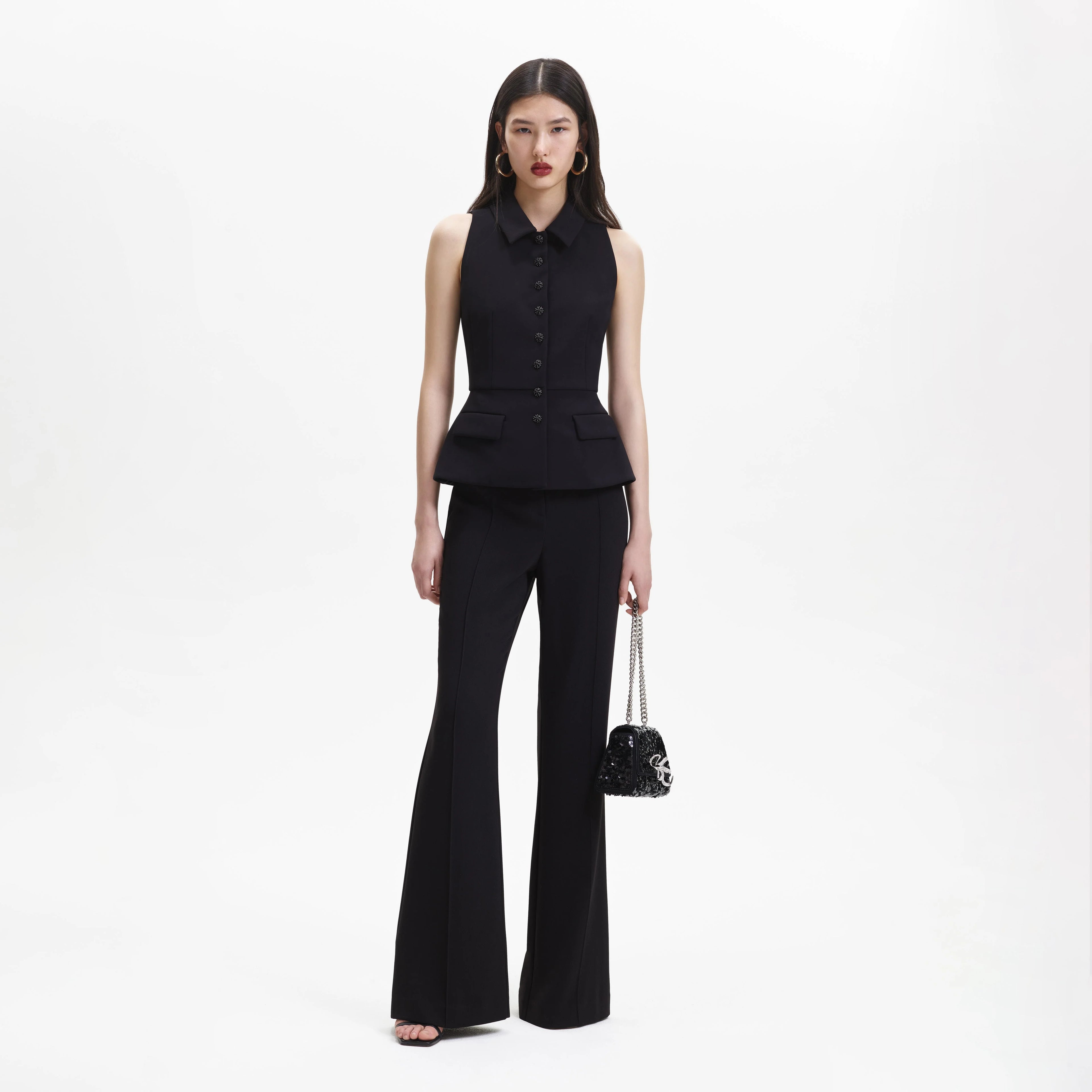 Black Tailored Jumpsuit
