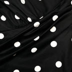 Black Cotton Midi Dress
