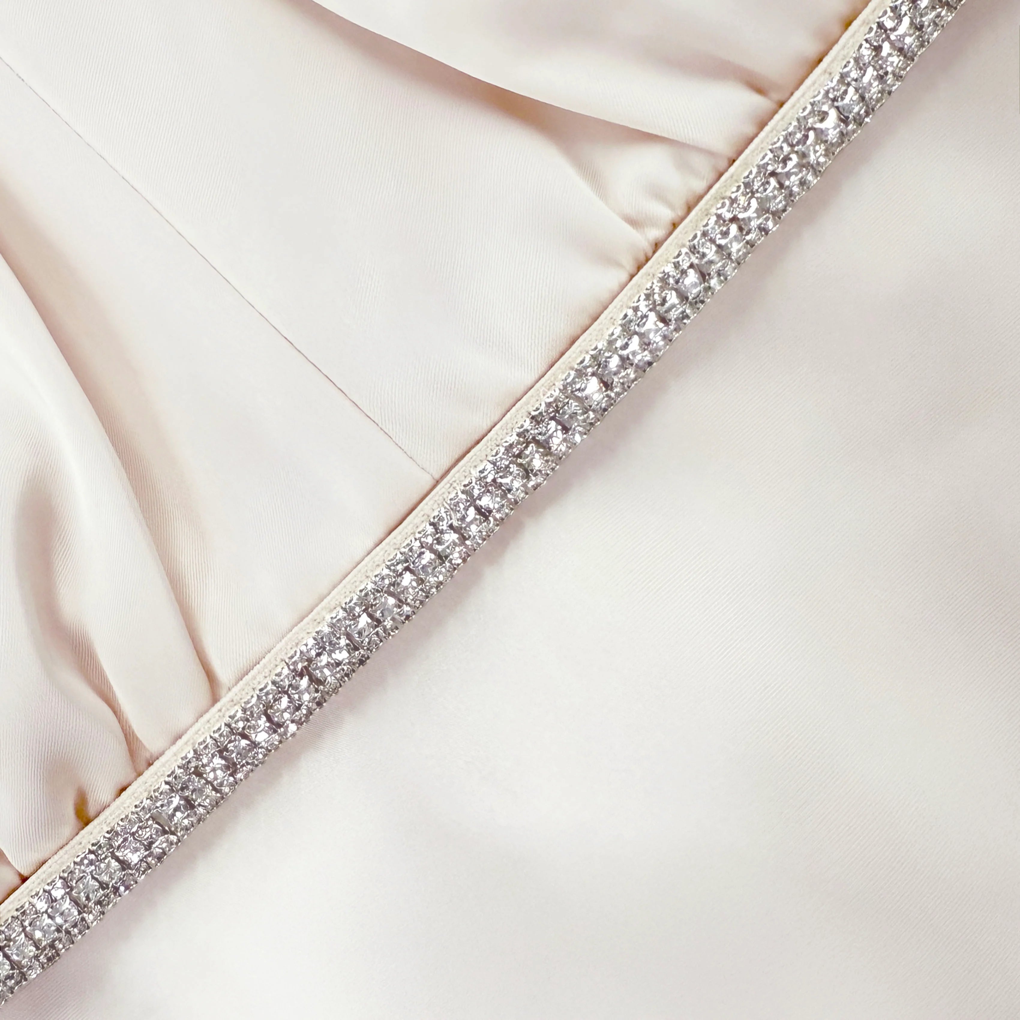 Champagne Satin Maxi Dress