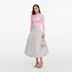 Pink Flower Knit Jumper