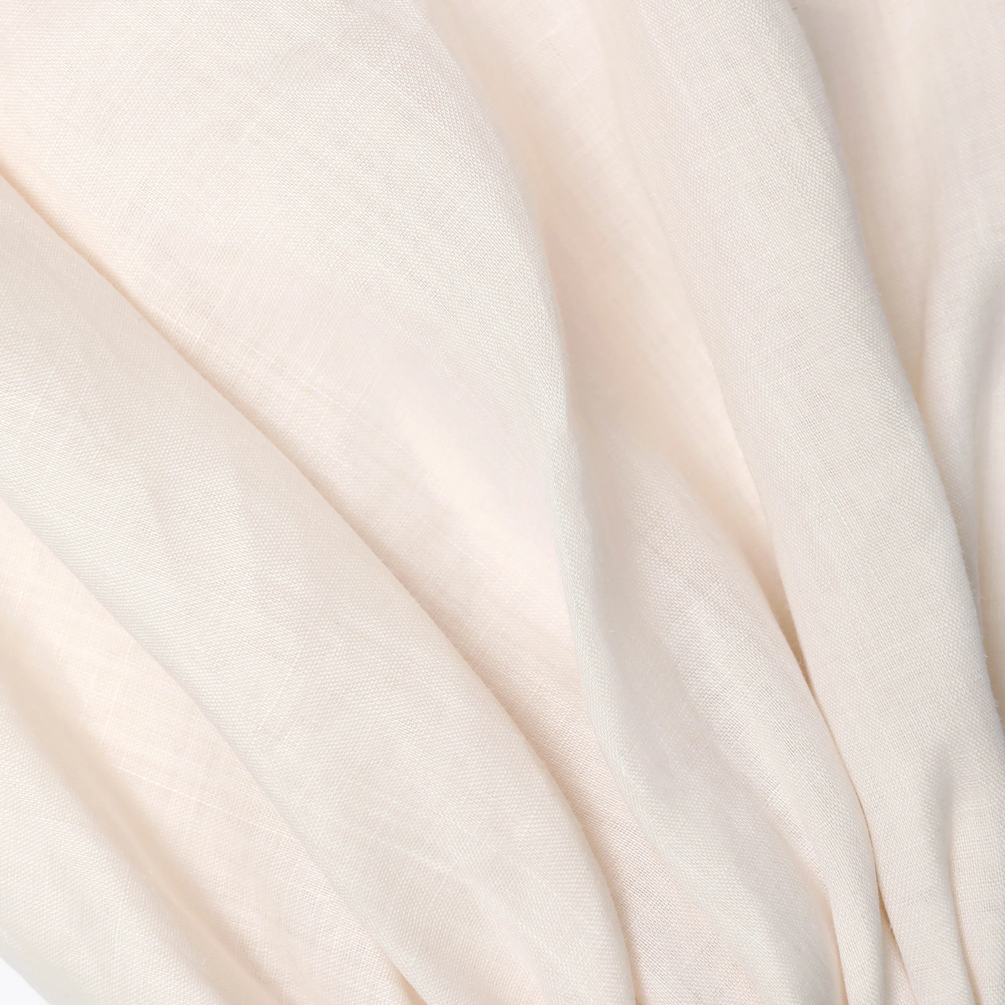 Cream Draped Sleeve Top