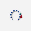 Navy Striped Cherry Motif Headband