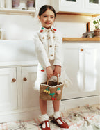 Raffia Fruit Tote Bag