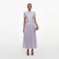 Lilac Rhinestone Midi Dress