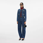 Crystal Trim Denim Jacket