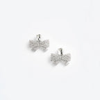 Small Crystal Bow Earrings