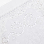 White Embroidered Mini Dress