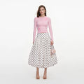 Pink Flower Knit Jumper