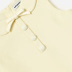 Yellow Taffeta Shift Dress