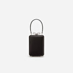 Black Satin Crystal Micro Bag