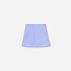 Blue Floral Knit Skirt