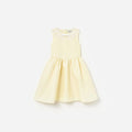 Yellow Taffeta Lace Dress