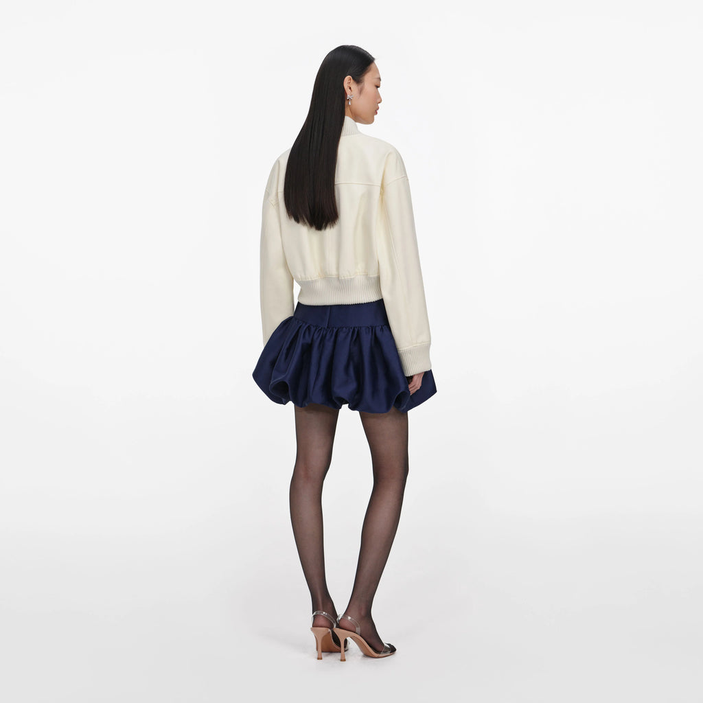 Cream Cotton Canvas Jacket